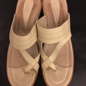 Dansko Cream sandals